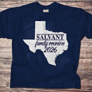 Salvant Family Reunion 2026 T-Shirt – Matching Family Pride Apparel